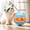 New Electric Cat Head Tumbler Cat Toy Self-hi Cat Teaser Stick Feather Bell Catnip Ball Pet Toy