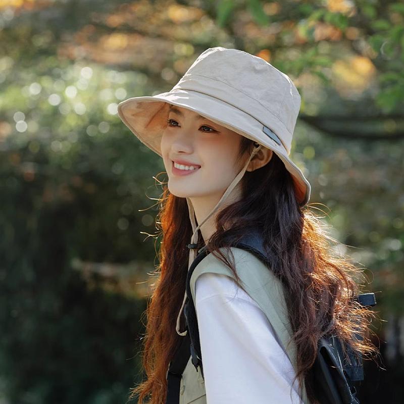 2025 шляпа женская летняя защита от ультрафиолета защита от солнца альпинизм быстросохнущая шляпа рыбака ветрозащитная веревка шляпа от солнца