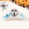Водонепроницаемая заколка-акула на Хэллоуин, акриловая, из уксусной кислоты, заколка-краб для волос, заколка-акула в виде черепа, женская