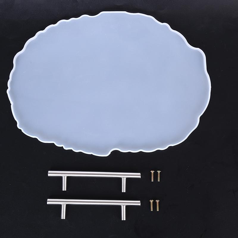 Набор форм для эпоксидной смолы Diy, подставка для чашки, держатель для подноса для чая, силиконовая форма