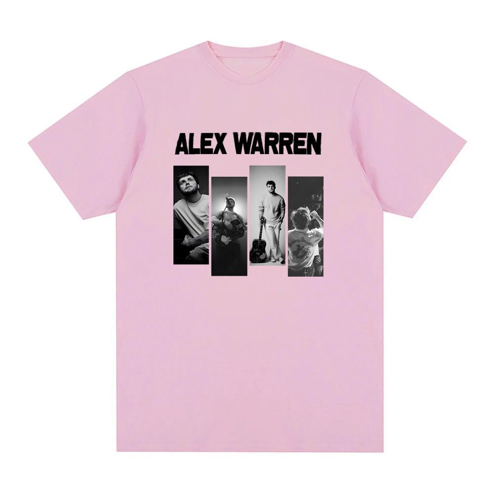 Alex Warren TEE Singer's same style Unisex Summer Tee-shirt Sleeve Women/men Casual 100%cottonTshirt Round Neck Comfortable Tees