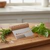 3 in 1 Multi-Purpose Scallion Slicer Wood Handle Scallion Cutter Creative Herb Stripper  Restaurant