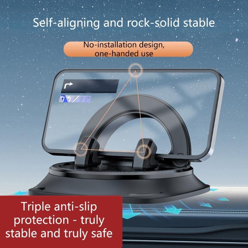 Нескользящий держатель для телефона на приборную панель с быстросъемным механизмом, прочные держатели для телефона на приборную панель автомобиля с нескользящим основанием для устройств