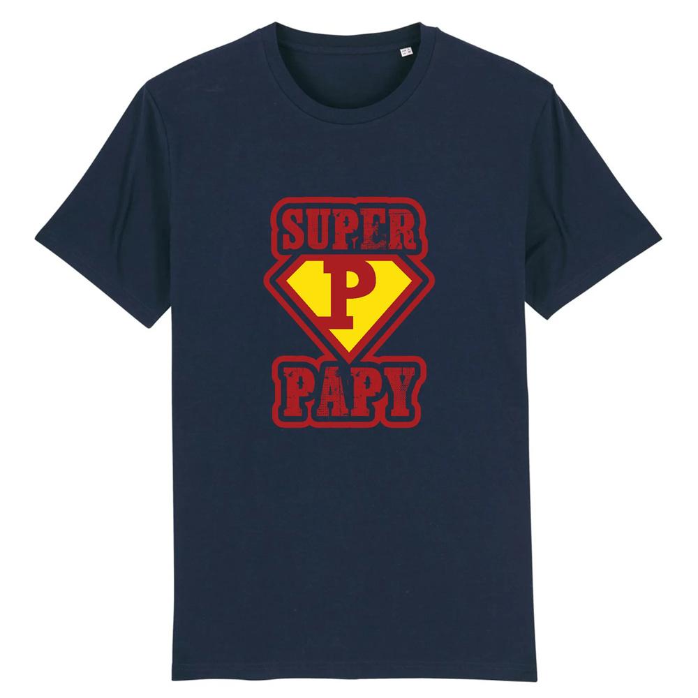 Супер ПАПИ футболка для мужчин 100% хлопок лето свободная креативный графический принт повседневная спортивная с круглым вырезом с коротким рукавом футболки топы