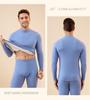 Cashmere Silk Half Turtleneck Thermal Underwear Set: German Fleece, Mid-Neck, Autumn Wear with Velvet, Thickened for Couples.