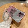 Shockproof Butterfly Bracket Phone Case For Xiaomi Redmi Note 14 Pro Plus 14C 4G 5G 14T POCO X7 Pro Bracelet Glitter Soft Cover