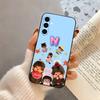 Cute M-monchhichis-s Transparent Phone Case For Samsung Galaxy A73,A72,A71,A70,A53,A52,A51,Others Soft Black Cover