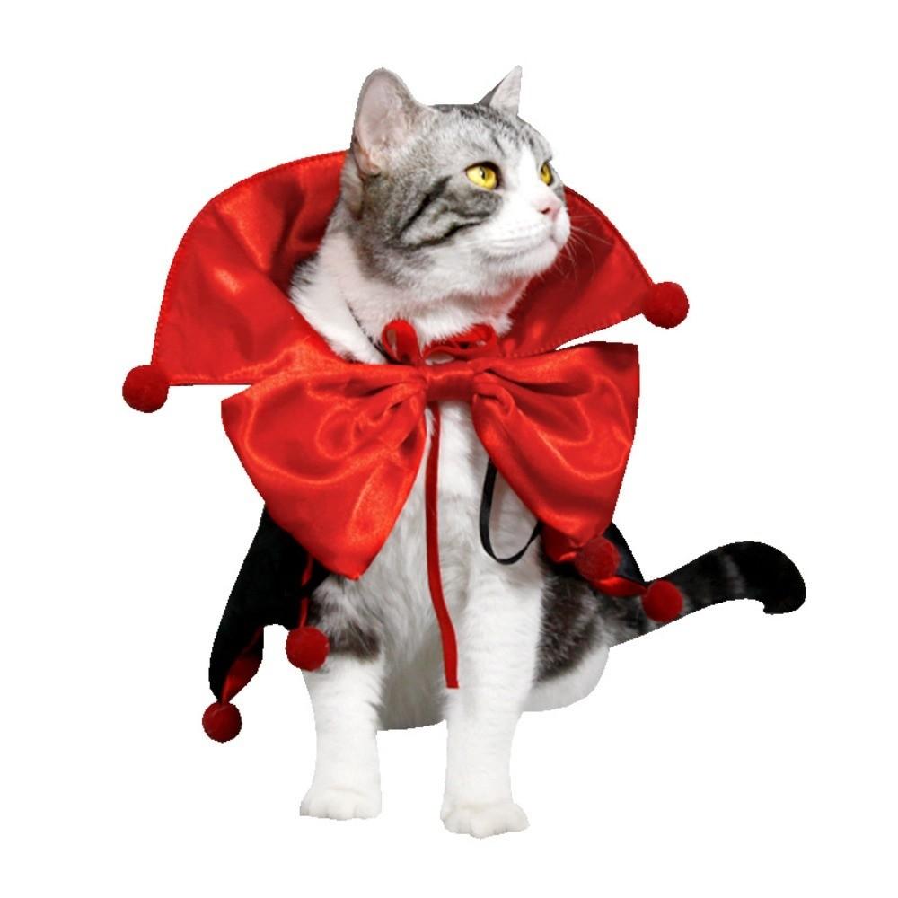 Stand-collar Halloween Pet Costume Comfortable Kitten Puppy Dress Small Medium Large Dogs