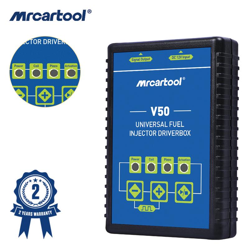 MRCARTOOL V50 Тестер-очиститель топливных форсунок Наборы для самостоятельной очистки Адаптер для дизельных и GDI форсунок Для AUTOOL CT150 CT160
