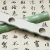 Calligraphy Bamboo Joint Paperweight Traditional Pen Brush Rest Holder  Art Supplies