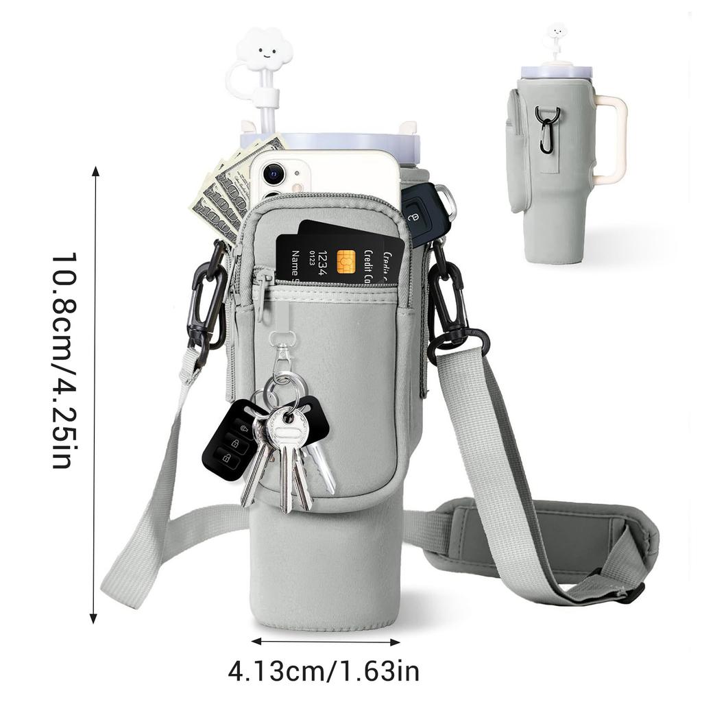 40oz Insulated Bottle Sleeve For Ice King Cup Thermal Flask Sleeve Durable Neoprene Material