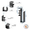Adjustable Laptop Cooling Stand & Storage Rack