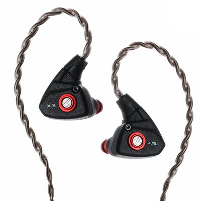 HiFiGo DUNU Titan S Внутриканальные мониторы, 11-мм динамический драйвер Hi-Fi IEM Наушники с мощным звуком (черный)