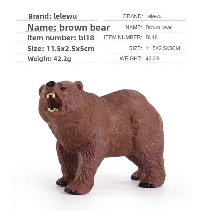 Wild Animal Elephants Tigers Model Set With Realistic Zoo Figures For Kids Educational Play And Learning