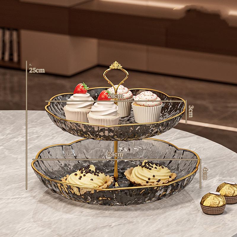 Многоярусный фруктовый журнальный столик поднос для конфет