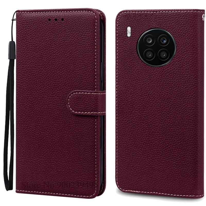 Чехол для Honor 50 Lite NTN-L22 NTN-LX1 NTN-LX3 кожаный чехол-книжка с откидной крышкой для Huawei Honor 50 Lite чехол для телефона Fundas