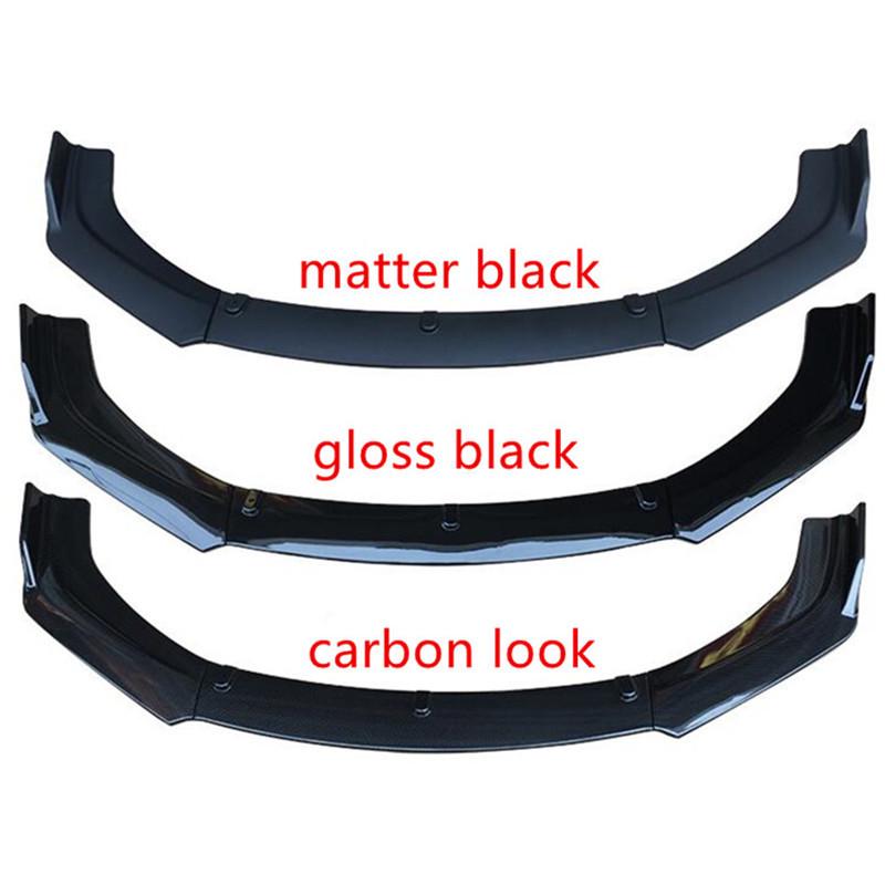 Комплект передних боковых сплиттеров для Volkswagen Scirocco R 2009-2015 (Набор из 3 предметов)