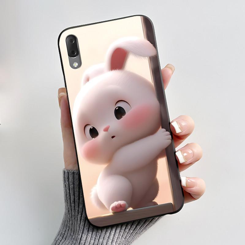 Casing For Sony Xperia L3 L4 Case Aesthetic Fashion Cute Cat Astronaut Black Soft Silicone Matte Shockproof Back Cover Bumper