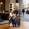 Чехол для телефона Аниме Великий из бродячих псов D-Дадзай Осаму Для Samsung Galaxy A73,A72,A71,A70,A53,A52,A51,Мягкий силиконовый черный чехол