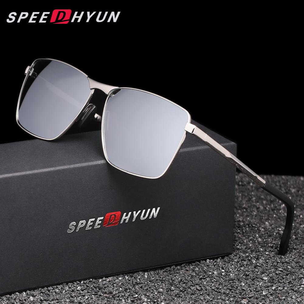 SPEEDHYUN Легкие классические солнцезащитные очки с полной защитой от ультрафиолета, поляризованные