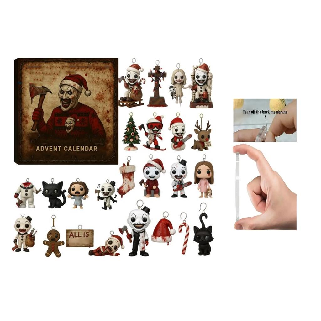 Календарь ожидания включает 24 рождественских украшения. Календарь прибытия Обратный отсчет до Рождества