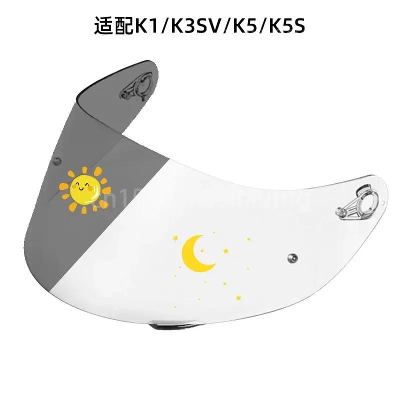 Фотохромный визор для мотошлема K1 K3SV K5, аксессуары для щитка шлема, мотоциклетный ветрозащитный щиток с защитой от царапин