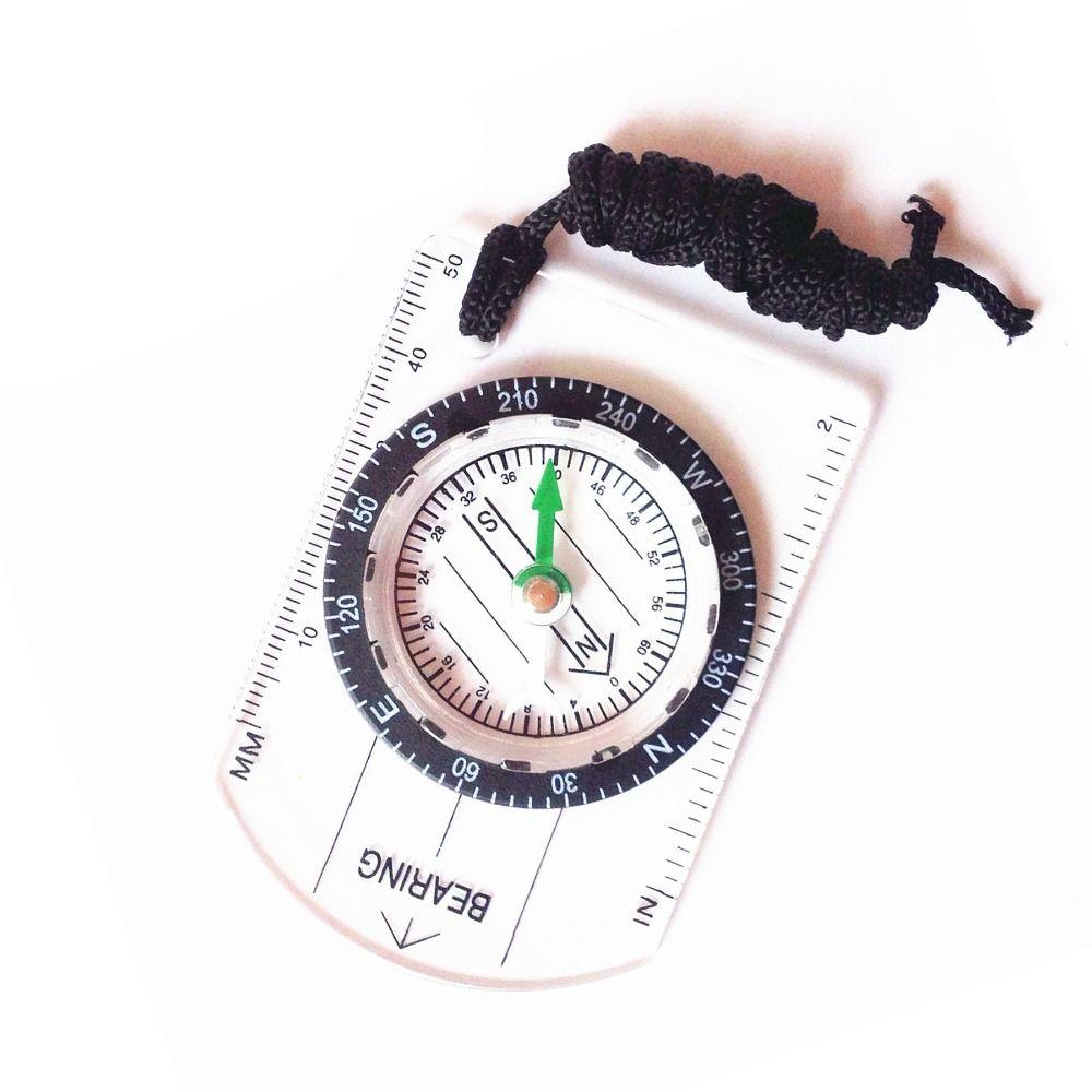 Scale Ruler Orienteering Thumb Compass Outdoor Navigation Compass Map Reading Scouts Compass Ruler