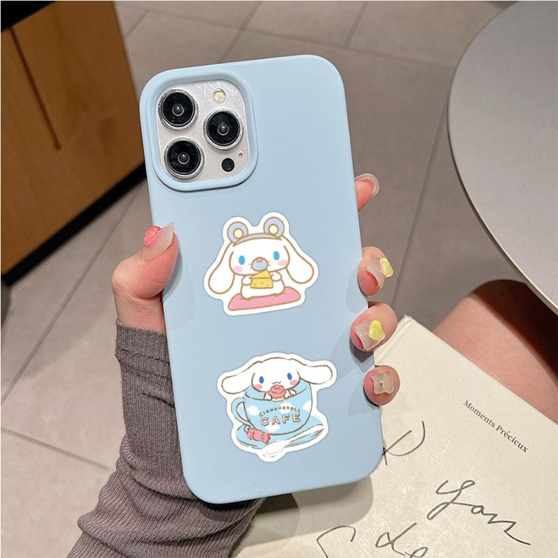 50 шт. Sanrio Классический мультфильм Киннаморолл Милый капюшон Собака Граффити Наклейки Каваий Телефон Ноутбук DIY Декоративные Наклейки Игрушки Подарок