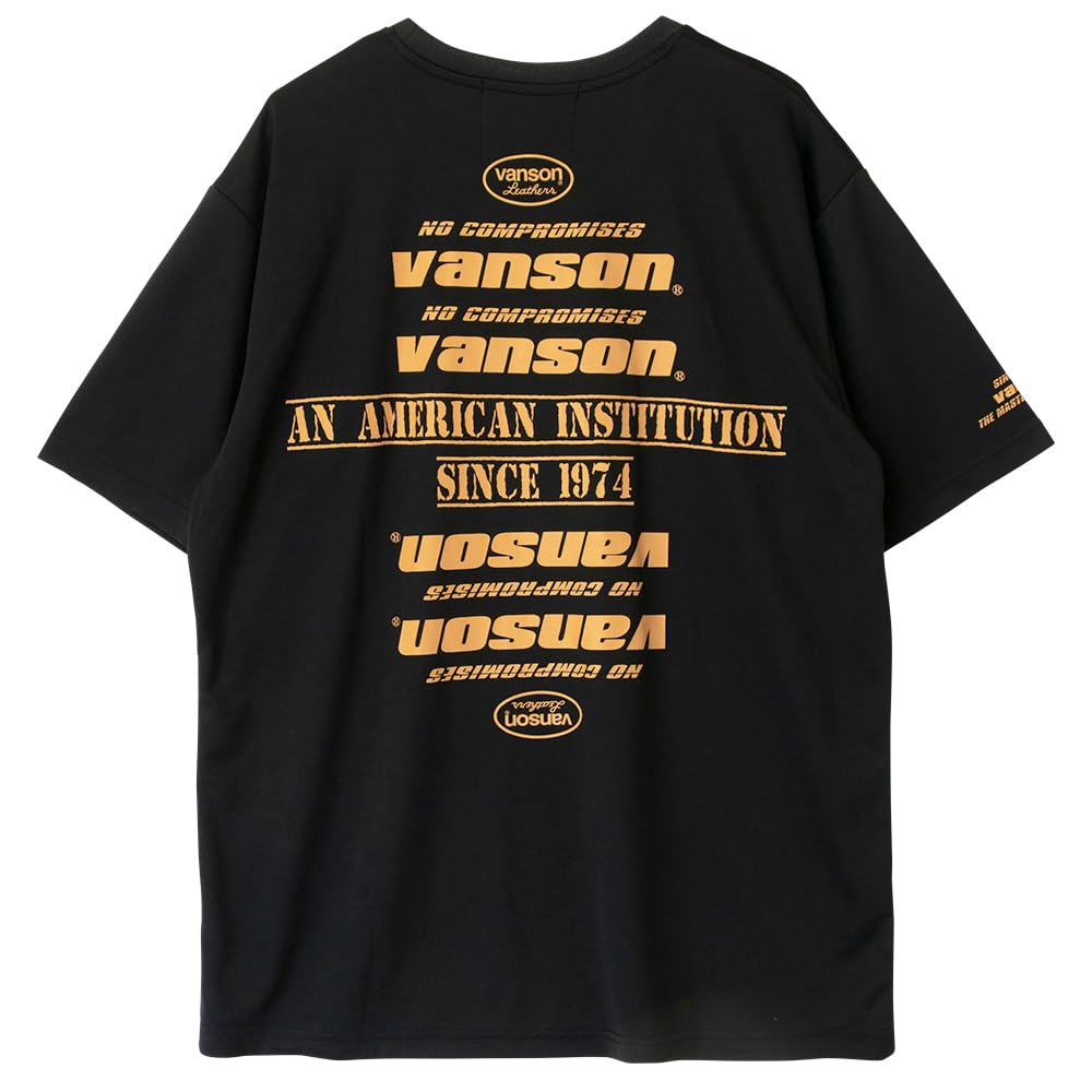 Vanson Streetwear Сетчатая футболка, Черный