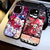 Чехол для телефона H-Hazbin H-Hotel для iPhone 17,16,15,14,13,12,11 Plus,Pro Max,XS,Цветной Посеребренный Внутренний Чехол