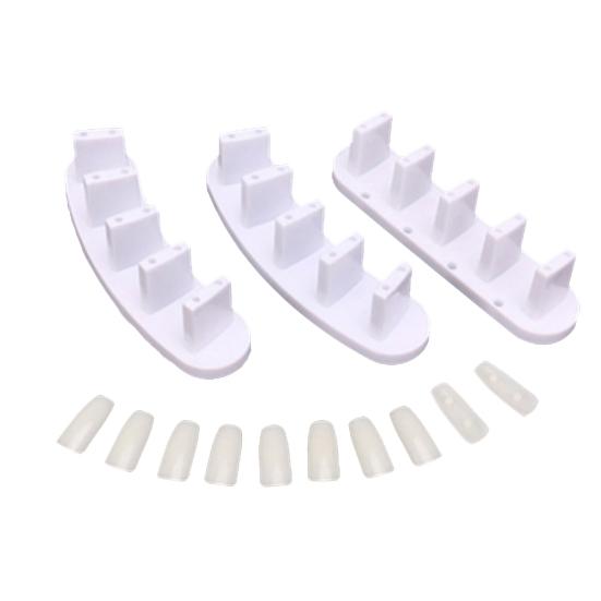 3x тренировочные рамки для акриловой основы для ногтей 10x маникюрный инструмент для накладных ногтей