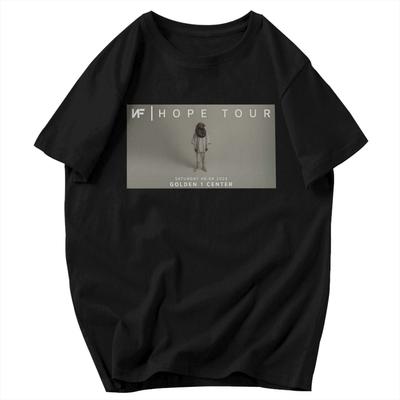 Мужская футболка Рэпер Nf Hope Tour Уникальная Y2K Графическая с коротким рукавом Унисекс Топы Футболки