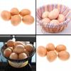 10 шт. Искусственные поддельные куриные яйца Заставьте кур нестись Птицеводческий манекен Пластиковые яйца Куриное гнездосидение Насиживание Аксессуары