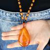 Этнический стиль бисерная подвеска из янтаря цепочка для свитера