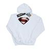 DC Comics Womens/Ladies Justice League Movie Superman Emblem Hoodie