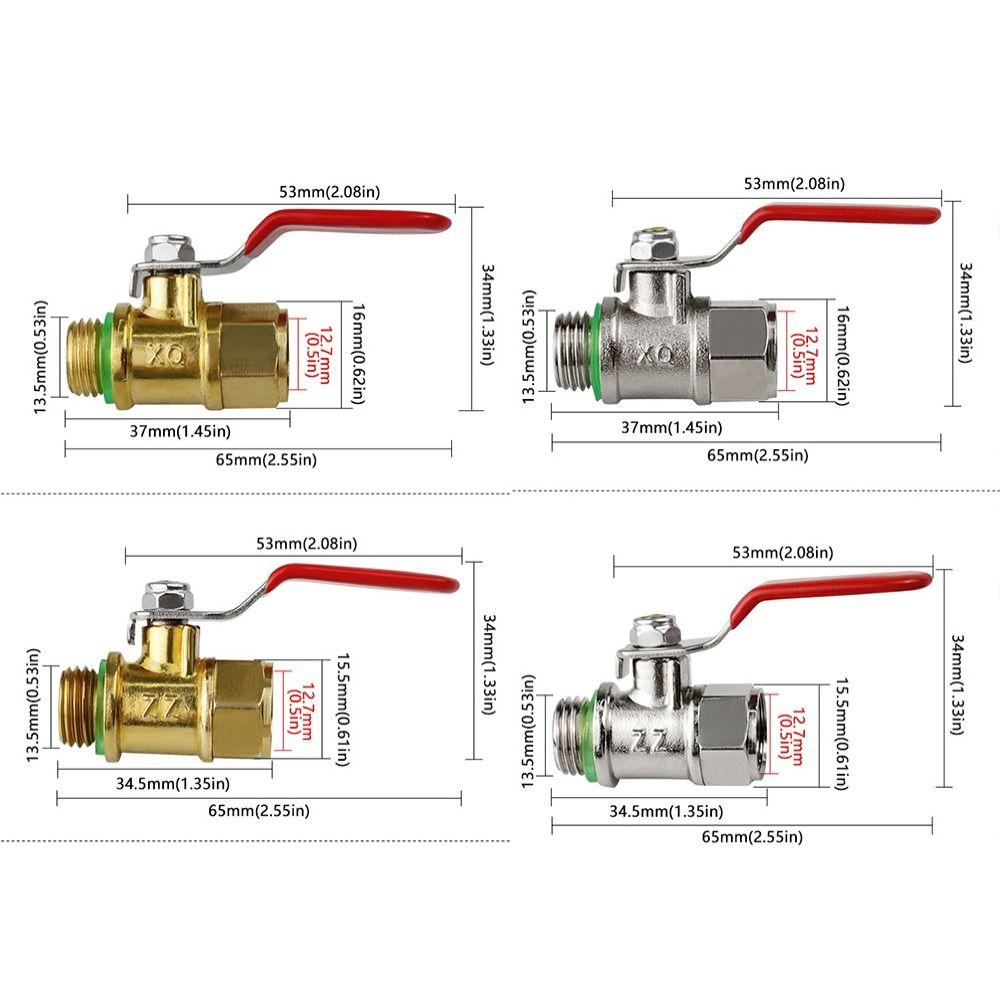 Copper Valve Body Agricultural Sprayer Ball Valve ZZ Handle Switch Sprayer Switch Accessories