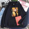 Harajuku Anime Demon Slayer Agatsuma Zenitsu Hoodies Unsiex Winter Keep Warm Fashion Tops Men's Streetwear Oversized Sweatshirts