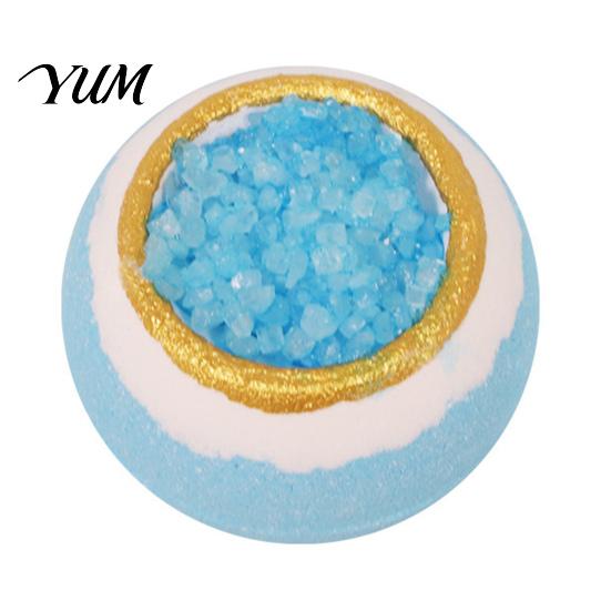Bathing Accessories 100G Handmade Sea Salt Bath Bombs, Natural Plants Extract Essential Oils Fizzies Ball Ball, Dry Skin Moisturizing Shower for Women