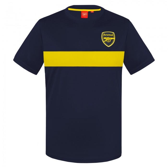 Arsenal FC Mens Stripe Polyester T-Shirt