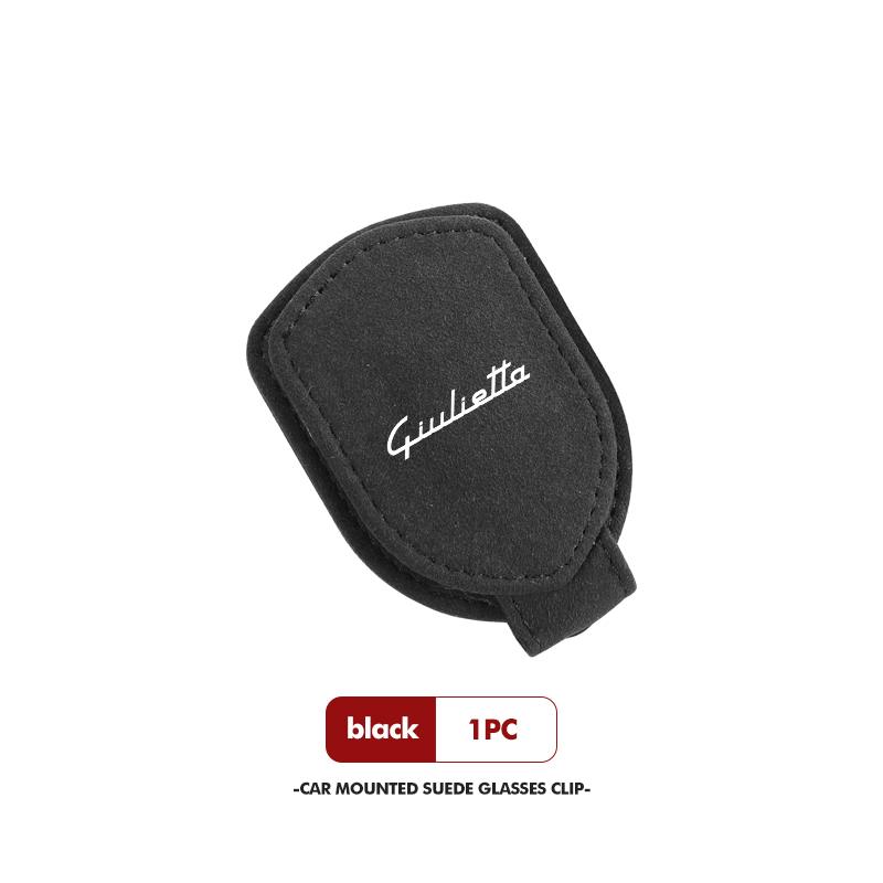 2026 Hot Sticker For Alfa Romeo Car Sun Visor Clip Glasses Cards Magnetic Sunglasses Bracket GT Stelvio F1 Brera Volante Tonale 