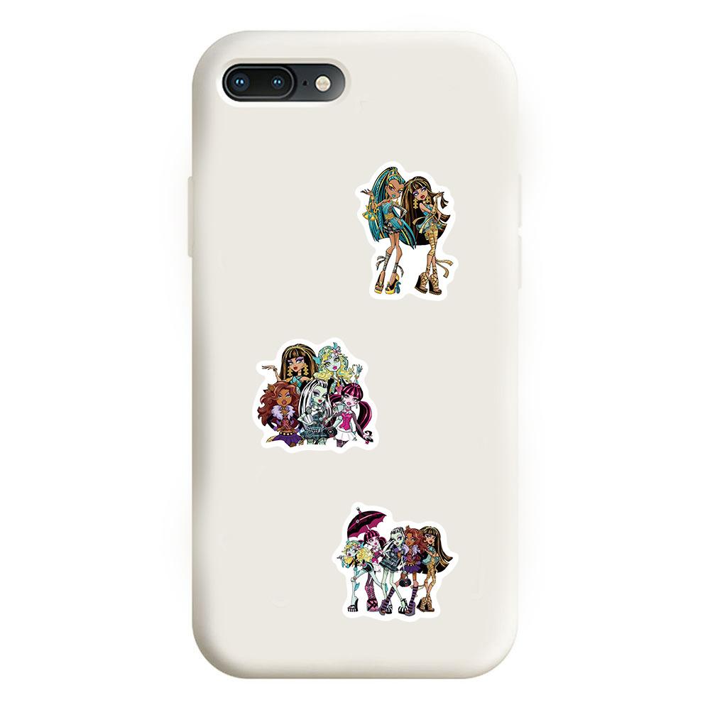 Монстер Хай стикеры наклейки Monster High аксессуары набор наклеек стикерпак 70 шт