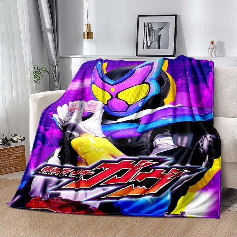 Sugar Man K-Kamen Rider GAVV Blanket Elastic Soft Candy Knight Full Storage Soft Warm Bedding Children's Gift throw blanket