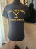 Yellowstone Dutton Ranch Black Short Sleeve T Shirt Mens Size Small Unisex T-Shirt