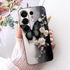 For Tecno Camon 50 4G CN5 Cute Flower Butterfly Cat Painted Case For Tecno Camon50 4G Black Silicone Soft Phone Cases
