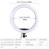 13" Selfie Ring Light Tripod Stand Phone Holder Dimmable LED Ringlight for Live Stream/Makeup/Tiktok/YouTube/Zoom/Photography