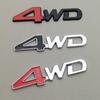 3D Metal Car Sticker 4WD Logo Emblem Trunk Badge Decal For Mitsubishi Asx Lancer 10 Outlander Pajero Sport L200 Colt Accessories