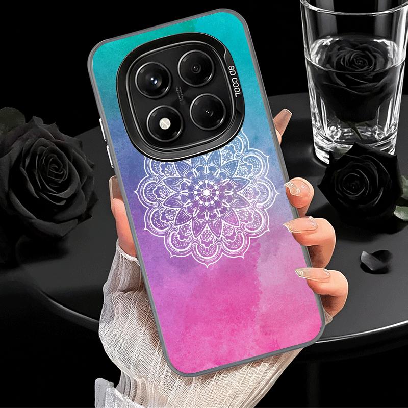 Mandala Style Pattern Shockproof Phone Case for Xiaomi Redmi Note 15 14 13 12 Pro Plus 11 11S 11T 5G Cover Anti Fall Fundas