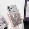 Чехол для iPhone 16 Pro Max, гальваническое покрытие, ромбовидный дизайн, ТПУ, градиентная крышка для телефона
