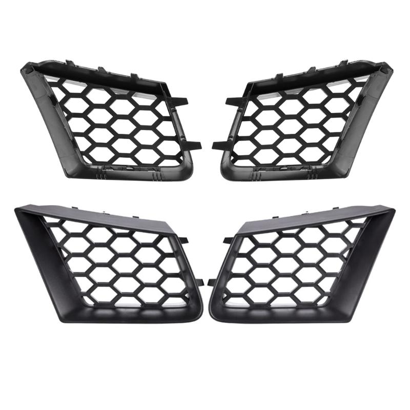 2pcs Honeycomb Front Upper Bumper-Hood Kidney Grille Radiator Grill -Grilles Suitable for 9182921 Lightweight
