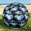 Corpse Bride Print Size 5 Soccer Ball, PU Wear Resistant Football for Match Training and Daily Practice, Birthday Gift for Soccer Fans